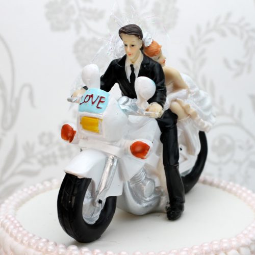 Bride & Groom Cake Topper Caricature Figurine - To Have & to Hold Bride & Groom Cake Topper Caricature Figurine - To Have & to Hold