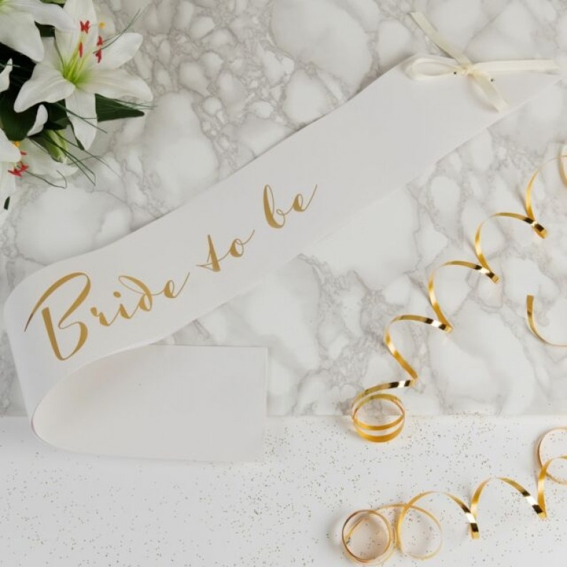 Bride to be sash sales