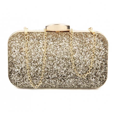 Gold Sequinned Clutch Bag - To Have & to Hold