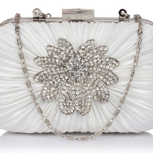 Mulian LilY M810 Womens Clutch Evening Bags Full Beaded Artificial Pearls  Handbag for Wedding Bridal Parites Prom Ivory: Handbags: Amazon.com
