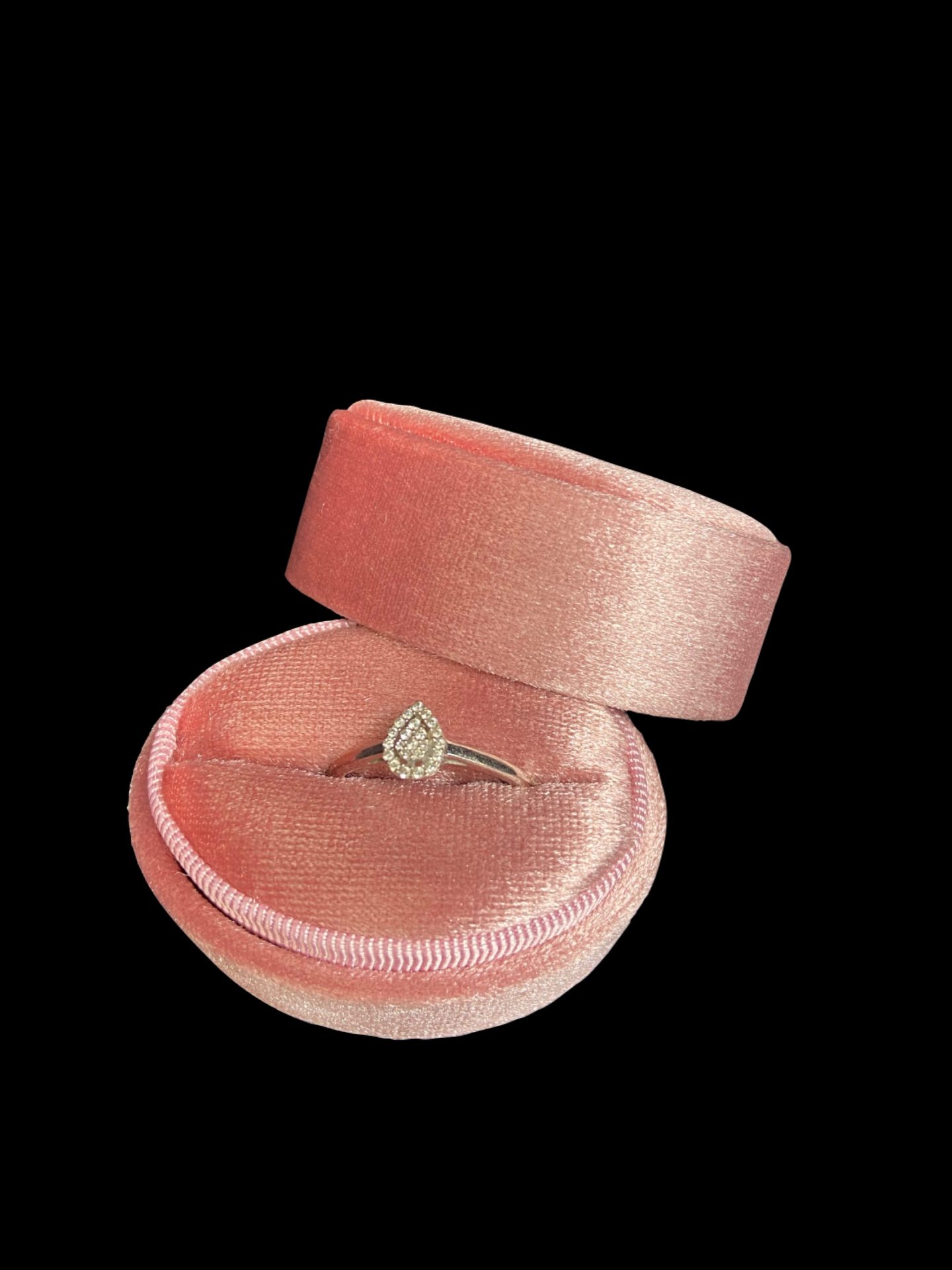 double velvet ring box, pink and green velvet ring box, 2 ring box, engagement  ring box, wedding ring box, luxury ring box, valentine day ring box,